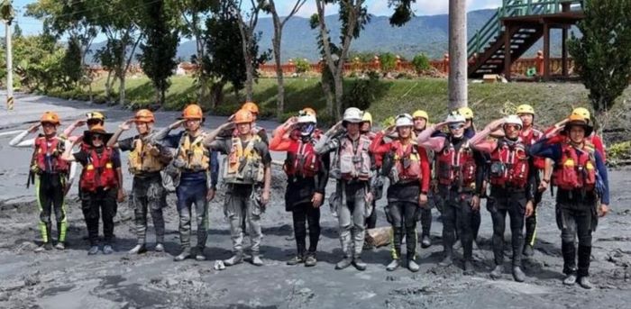 《圖說》新北消支援花蓮馬太鞍溪救援。〈消防局提供〉