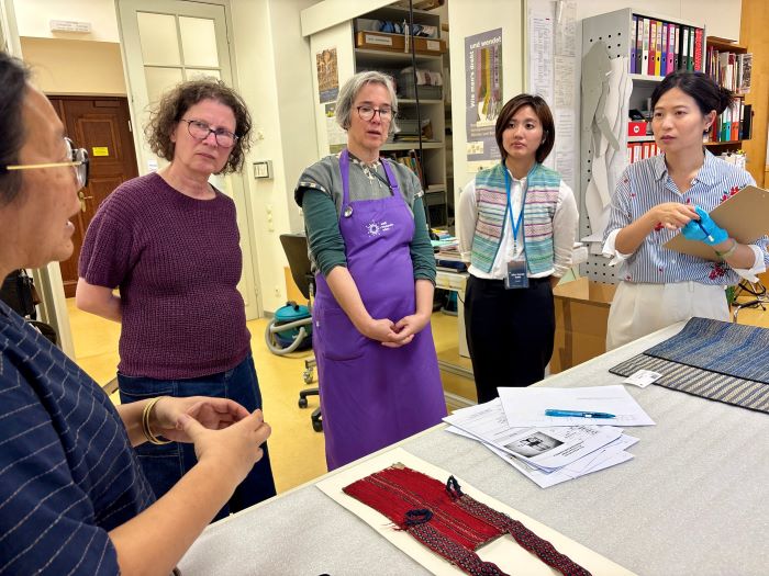 《圖說》泰博館前往維也納世界博物館進行國際交流。〈原民局提供