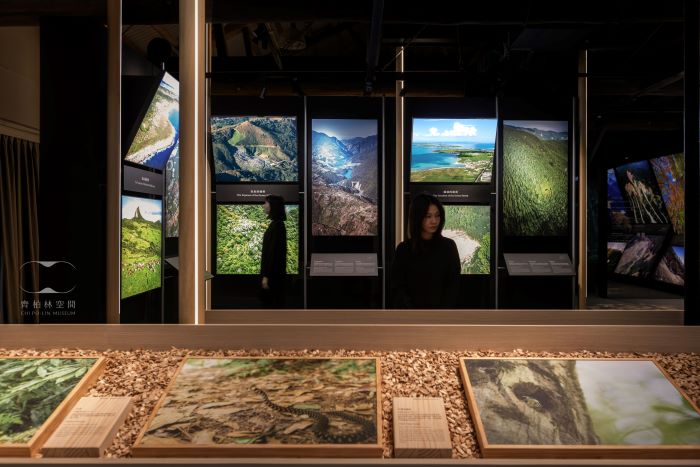 《圖說》齊柏林基金會推出《共森》，結合香氛、270度環繞投影及互動心理測驗，讓觀眾在感官體驗中認識森林與自我。〈環保局提供〉