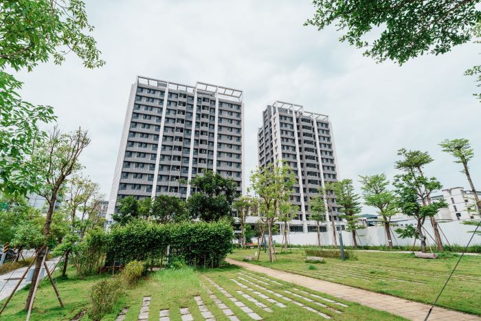 《圖說》泰山中山青年社會住宅外觀。〈城鄉局提供〉