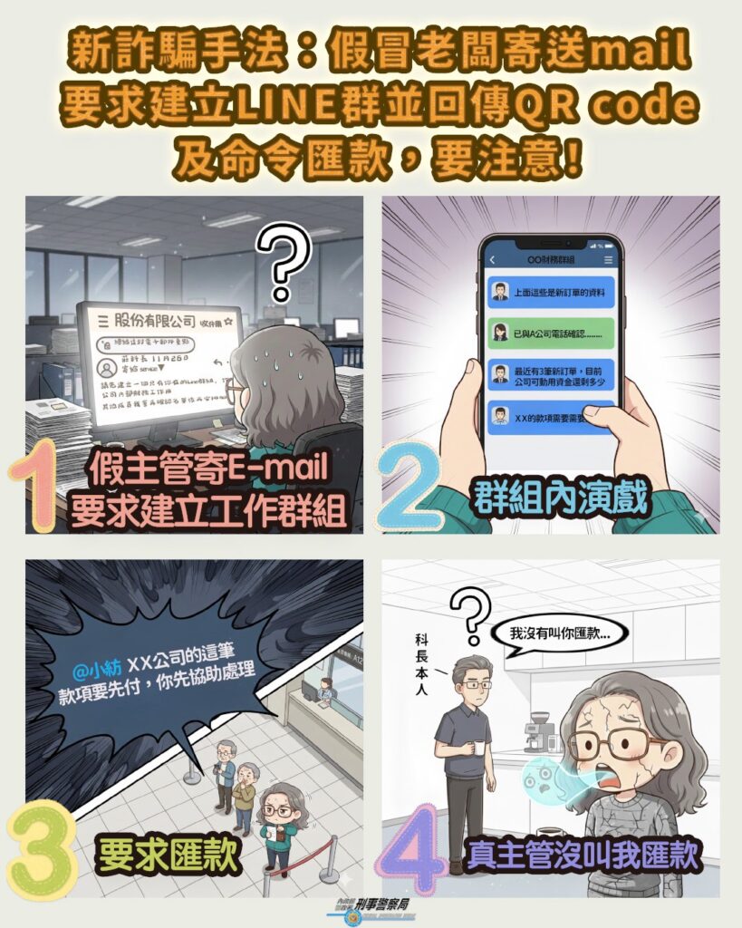 新詐騙手法注意  年關將近詐團蠢動  假老闆電郵騙員工加LINE群要求匯款