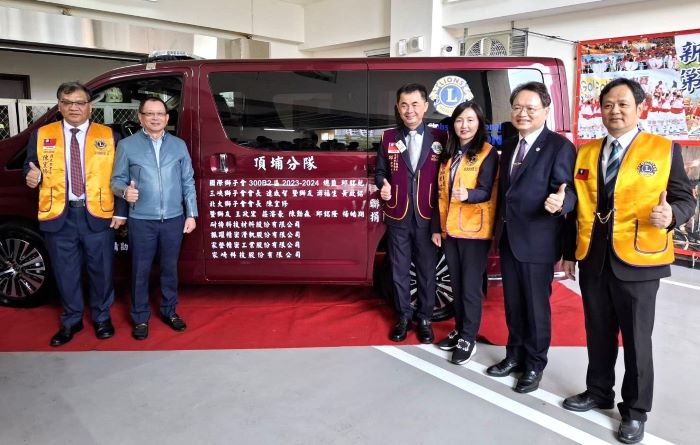 強化土城產業園區消防量能   新北消獲贈百萬勘查車