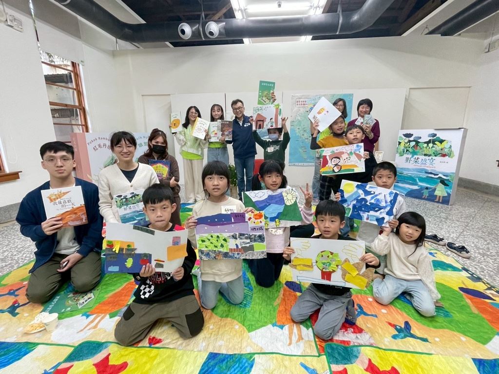 竹美館首次發表新住民話畫看繪本親子教案：飲食文化遇見幸福味道