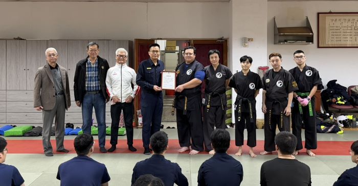 搏擊課強化身手   土城警防護晉級從新手到能手