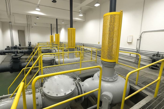 《圖說》汐止5組老舊抽水機更新完成提升抽水效能。〈水利局提供〉