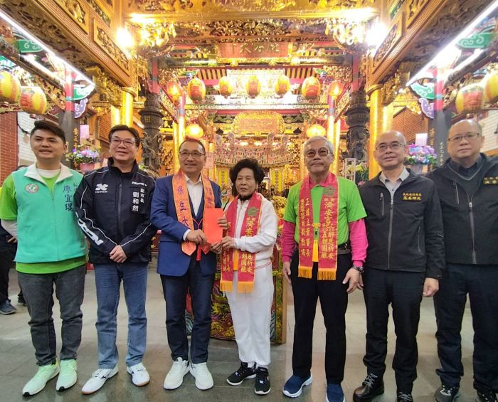 南北保生大帝徒步賜福遶境   侯友宜樹林濟安宮參拜祈福
