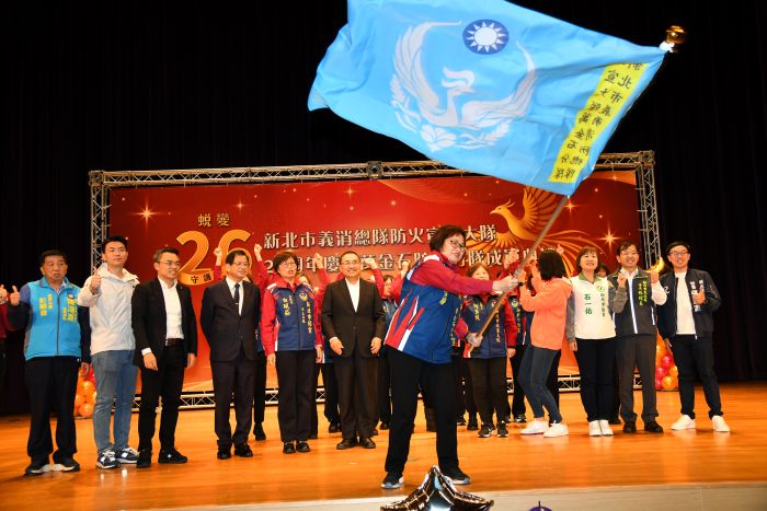 《圖說》萬金石防宣分隊成軍，可以更快速、更深入地將防火、防災知識，送到北海岸的每一個角落。〈消防局提供〉