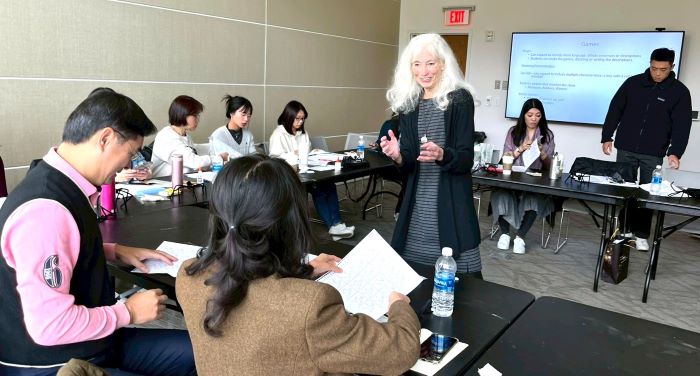 《圖說》參加Adelphi University教學策略及差異化教學工作坊。〈教育局提供〉