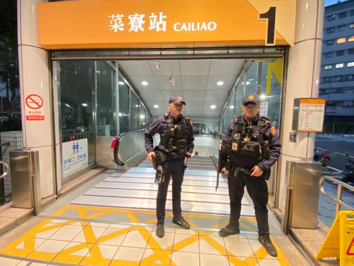 《圖說》重點巡守目標之一--菜寮站。〈三重分局提供〉