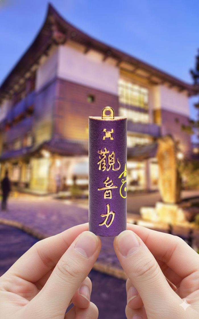 《圖說》2026年「吉祥如意平安福」，結合法界圖騰「非常有用」、共三色三款設計。〈緣道觀音廟提供〉