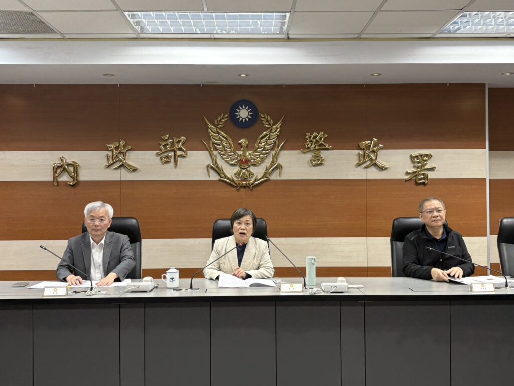 內政部長與各縣市警察局長視訊  要求強化  公共場域及交通運輸勤務安全作為