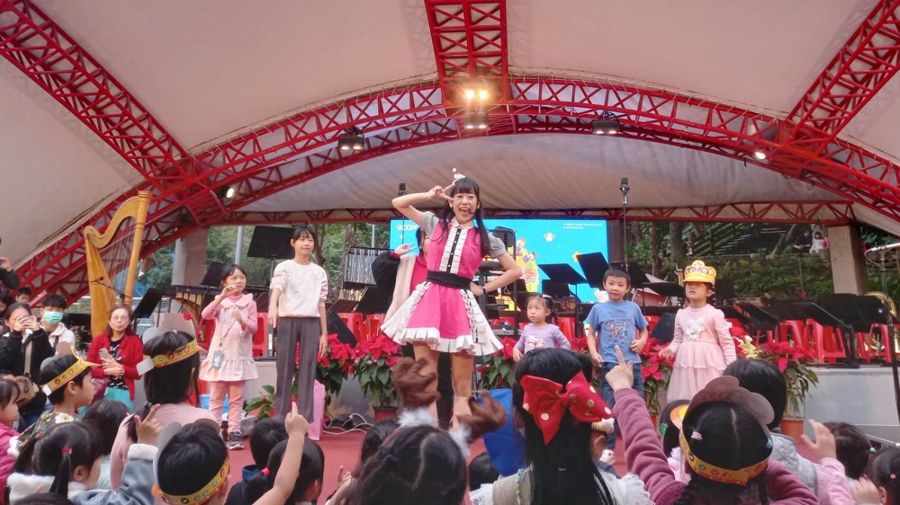 自來水園區聖誕音樂會  史努比與市民朋友在樂曲中共度佳節