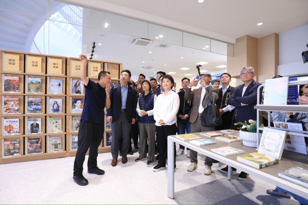 打造「會呼吸的圖書館」   中市北屯溪東圖書館正式開館
