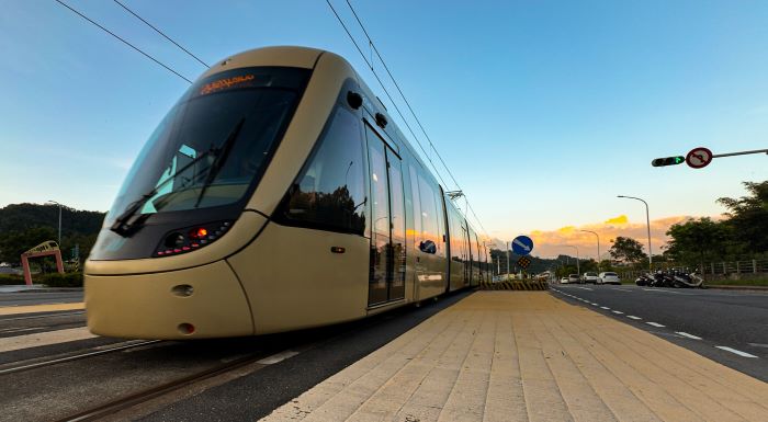 《圖說》安坑輕軌。〈捷運局提供〉