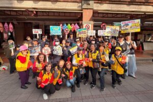 大同警迪化街遊街宣導  市長蔣萬安同場合體守荷包