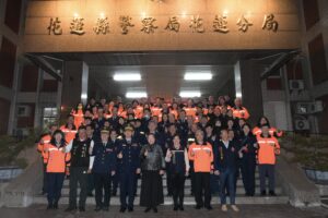 花蓮縣長徐榛蔚慰問花警與協勤民力  感謝重要節日安全維護工作勤務人員辛勞