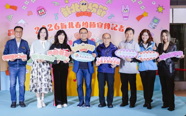 《圖說》記者會現場邀請市府團隊共同揭幕活動亮點，左四水利局長宋德仁、左三高灘處長黃裕斌。〈高灘處提供〉