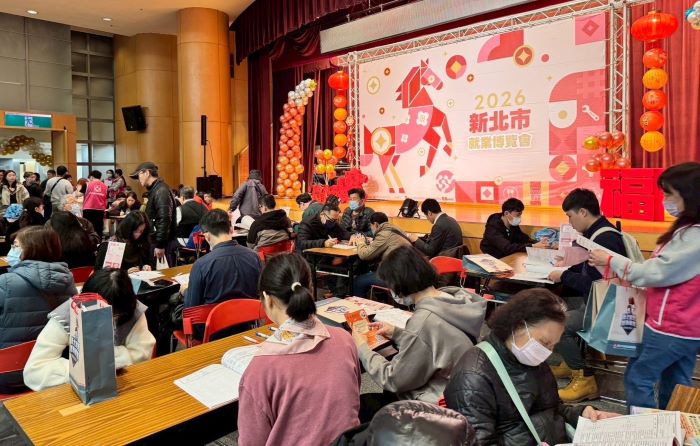 《圖說》新春就博會吸引1,629人參與，為農曆年後就業市場開出亮眼成績單。〈記者葉柏成攝〉