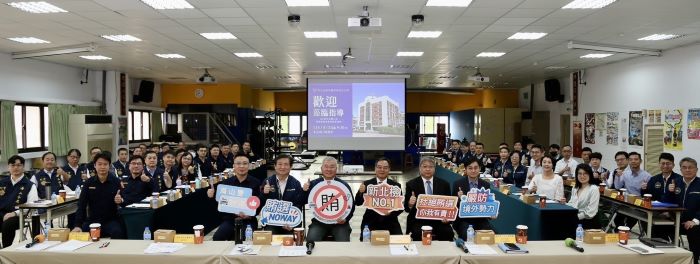 強化查賄制暴備戰選舉   郭永發、方仰寧訪視海山警