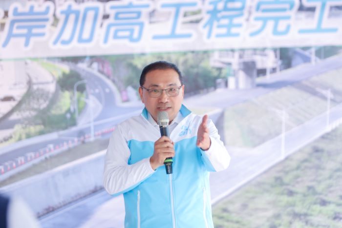 歷時三年告捷   新北二重疏洪道左岸加高完工　