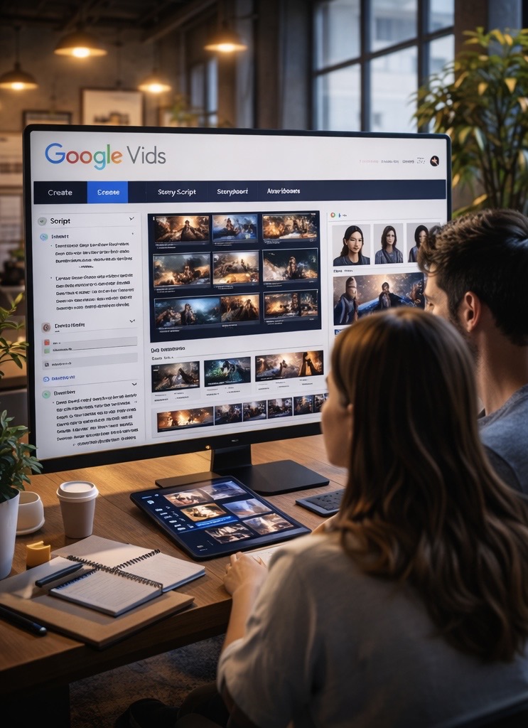 影音創作平台走向「一站式整合」！Google Vids升級多模態工具鏈，影視製作流程全面簡化