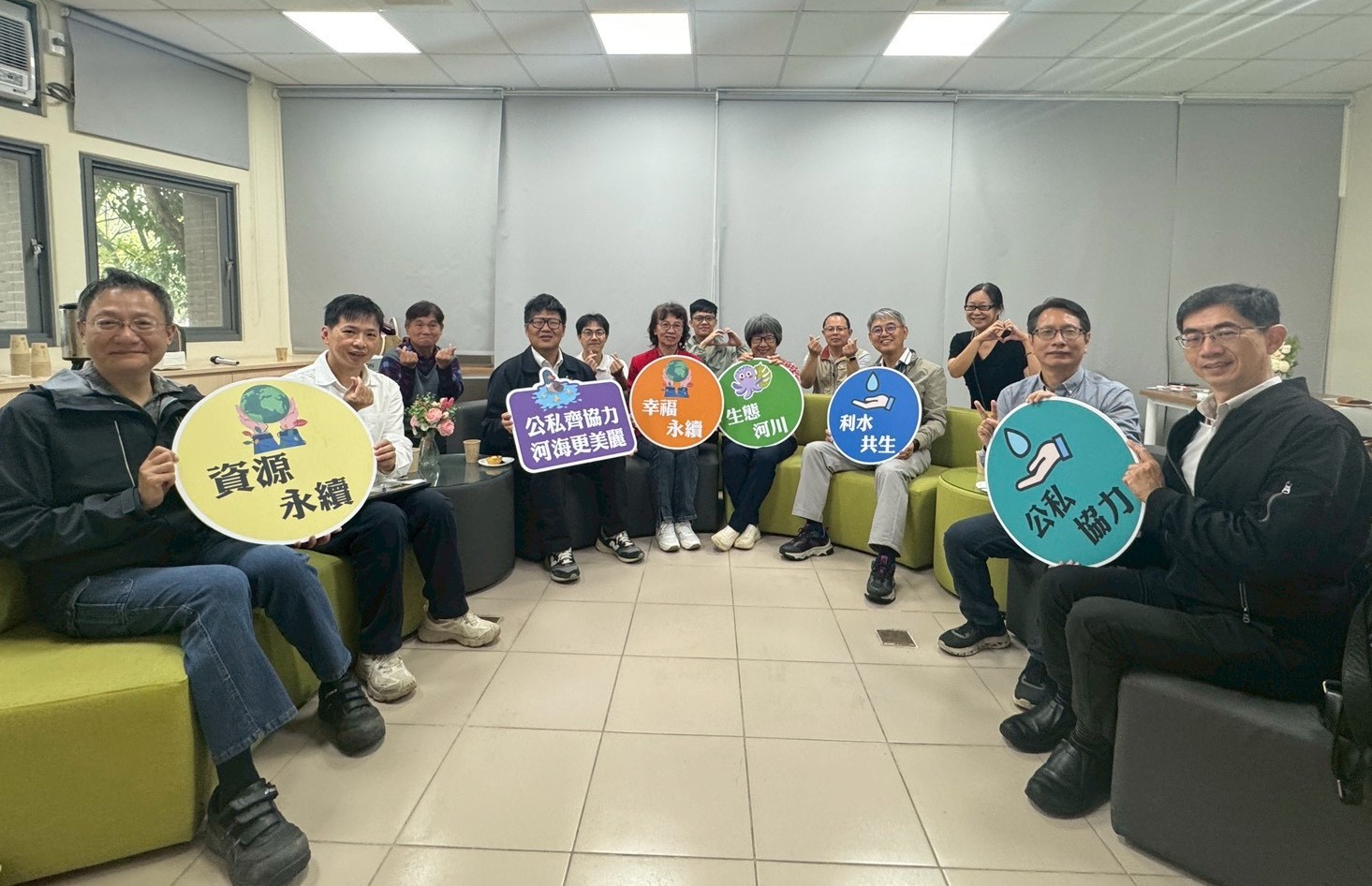 河川環境綠美化認養交流  二河分署攜手企業社團共築綠色水岸廊道