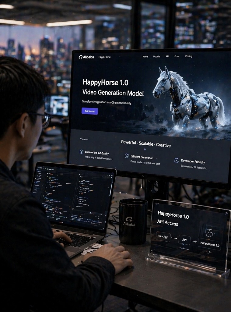 影音模型競爭升溫！阿里推出HappyHorse 1.0登頂排行榜、API化布局平台生態