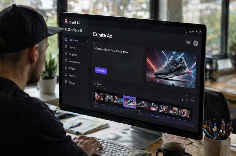 廣告影音工具全面升級！Starti AI Studio 2.0轉型企業級創意製作系統