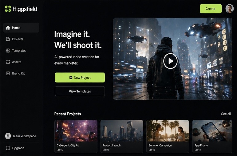 廣告科技平台加速企業自動化！Higgsfield擴張AI影片行銷框架版圖