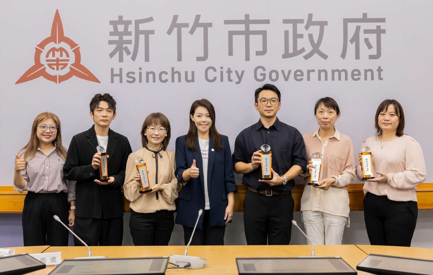 竹市府表揚115年模範公務人員　高虹安肯定獲獎同仁卓越表現樹立典範