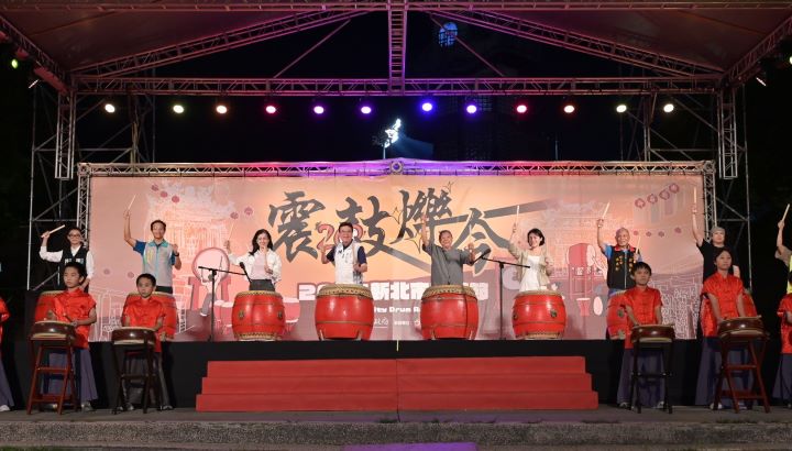 臺日鼓藝大師獻藝   新北鼓藝節20週年「震鼓爍今」震撼登場
