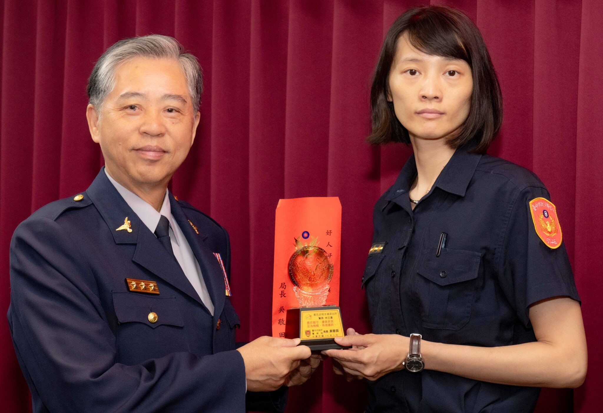 協助倒地不起騎士送醫           吳敬田公開表揚林芸蔓