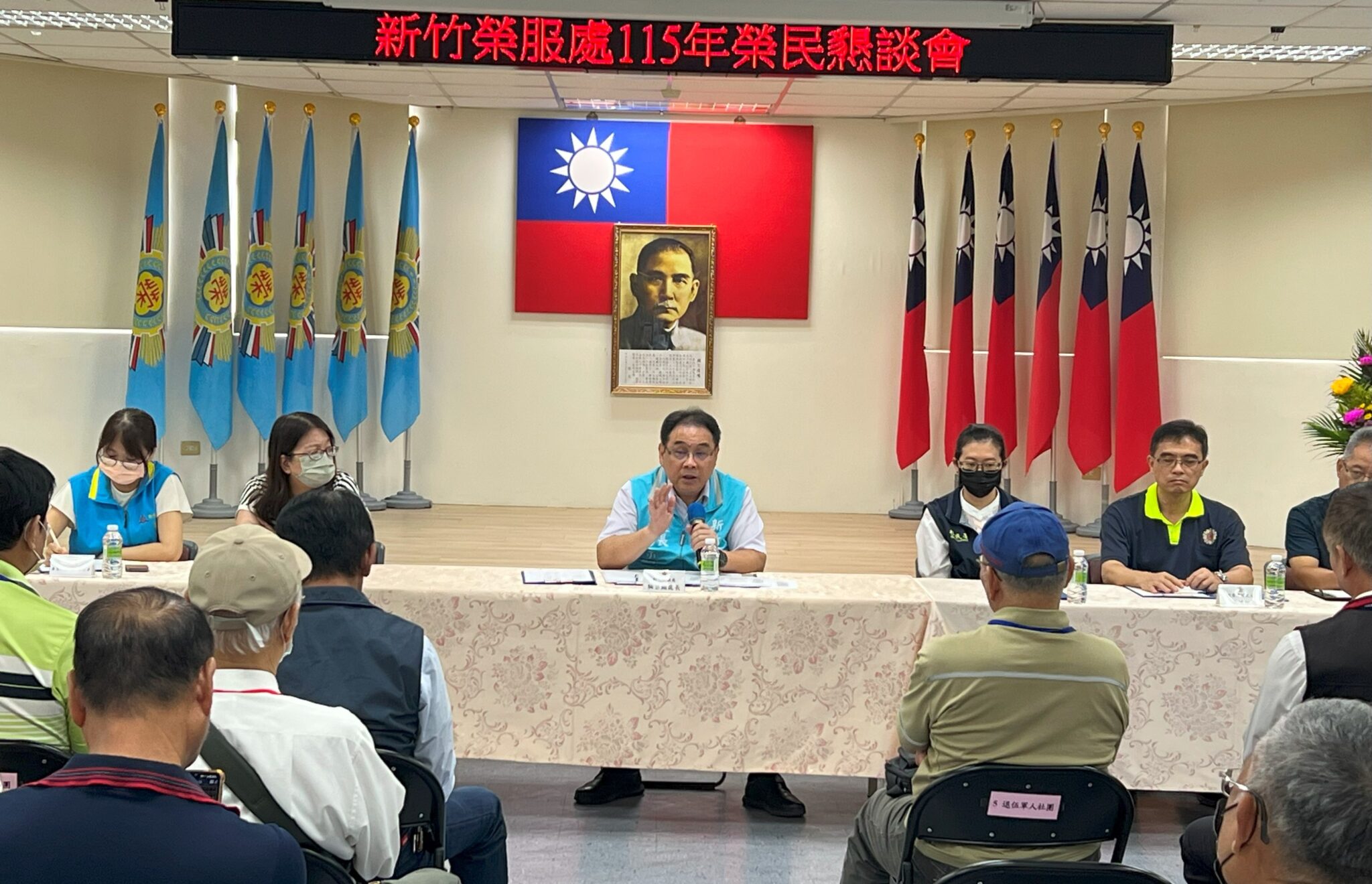 115退除役官兵懇談會廣納建言  新竹榮服處傾聽退役袍澤心聲